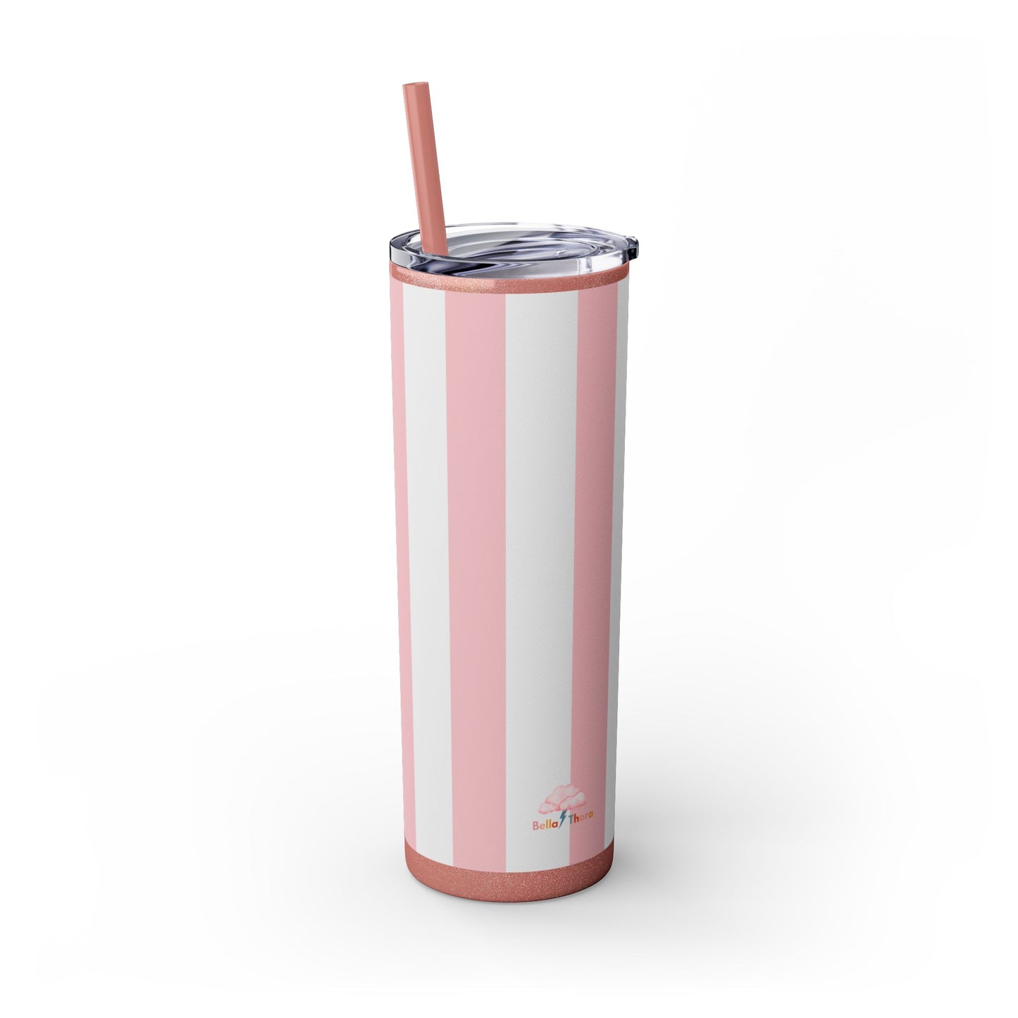 🍬 Cotton Candy Sips – Skinny Tumbler with Straw- 20Z