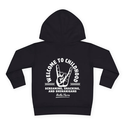 👶 WELCOME TO CHILDHOOD Toddler Pullover Hoodie-Hang Loose!