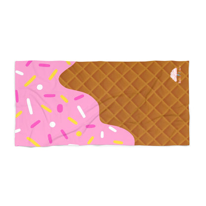 🍦💖 Pink Frosted Fun Beach Towel 💖🍦