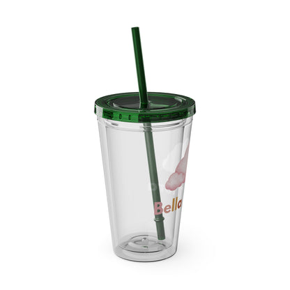 ☁️⚡ 16oz BELLA THORA LOGO TUMBLER – WHERE SWEET MEETS STRONG ⚡☁️