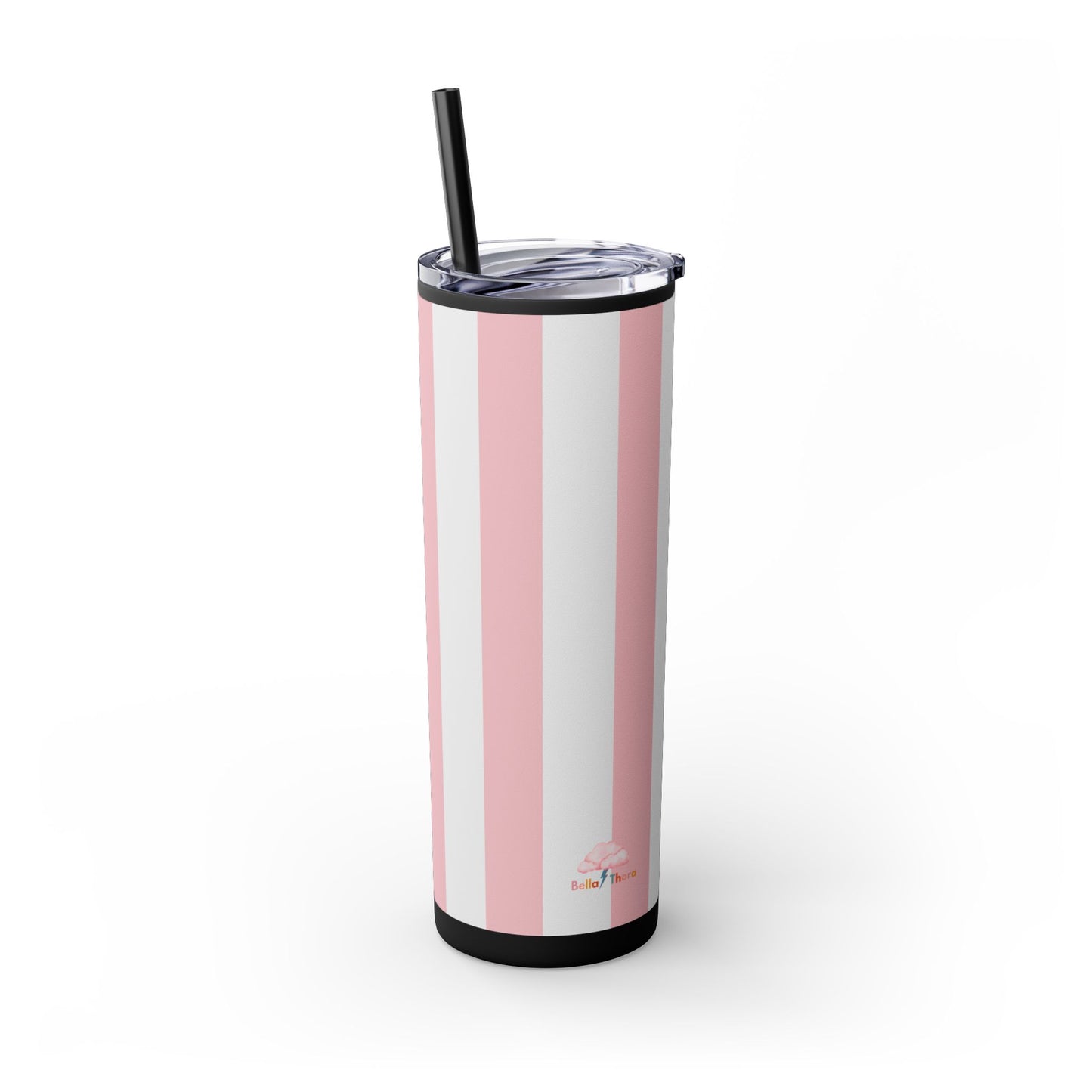 🍬 Cotton Candy Sips – Skinny Tumbler with Straw- 20Z