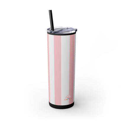 🍬 Cotton Candy Sips – Skinny Tumbler with Straw- 20Z