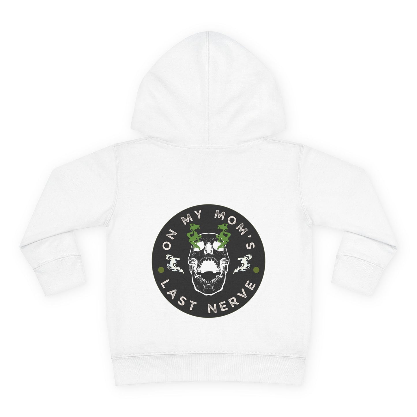 🧠💥 On My Mom’s Last Nerve Green Edition – Toddler Pullover Hoodie