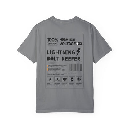 Lightning Bolt Keeper Parent Tee – Powered by Love & Caffeine! ⚡☕