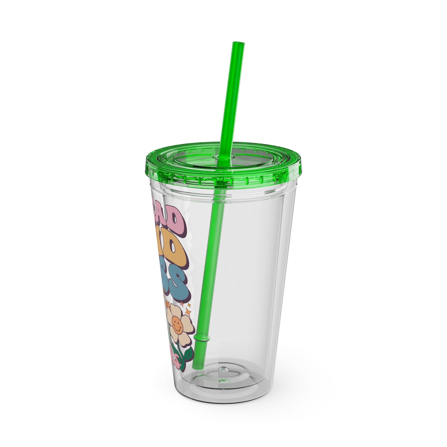 🌸✨ 16oz TUMBLER-SPREAD KINDNESS LIKE WILDFLOWERS – A CUP THAT BLOOMS WITH POSITIVITY! ✨🌸