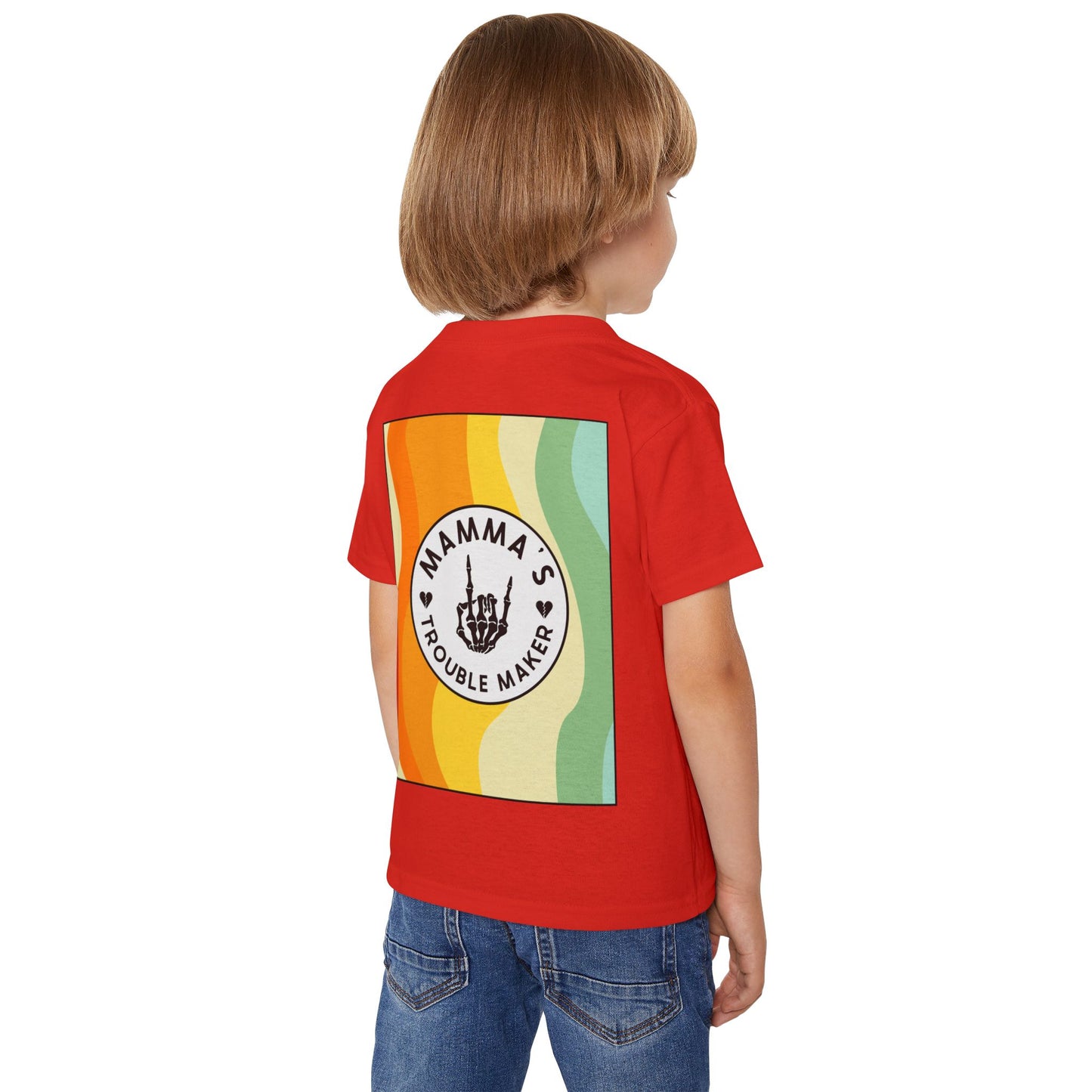 Mamma’s Trouble Maker Toddler Tee – A Little Wild, A Lot of Fun! 🌈🔥