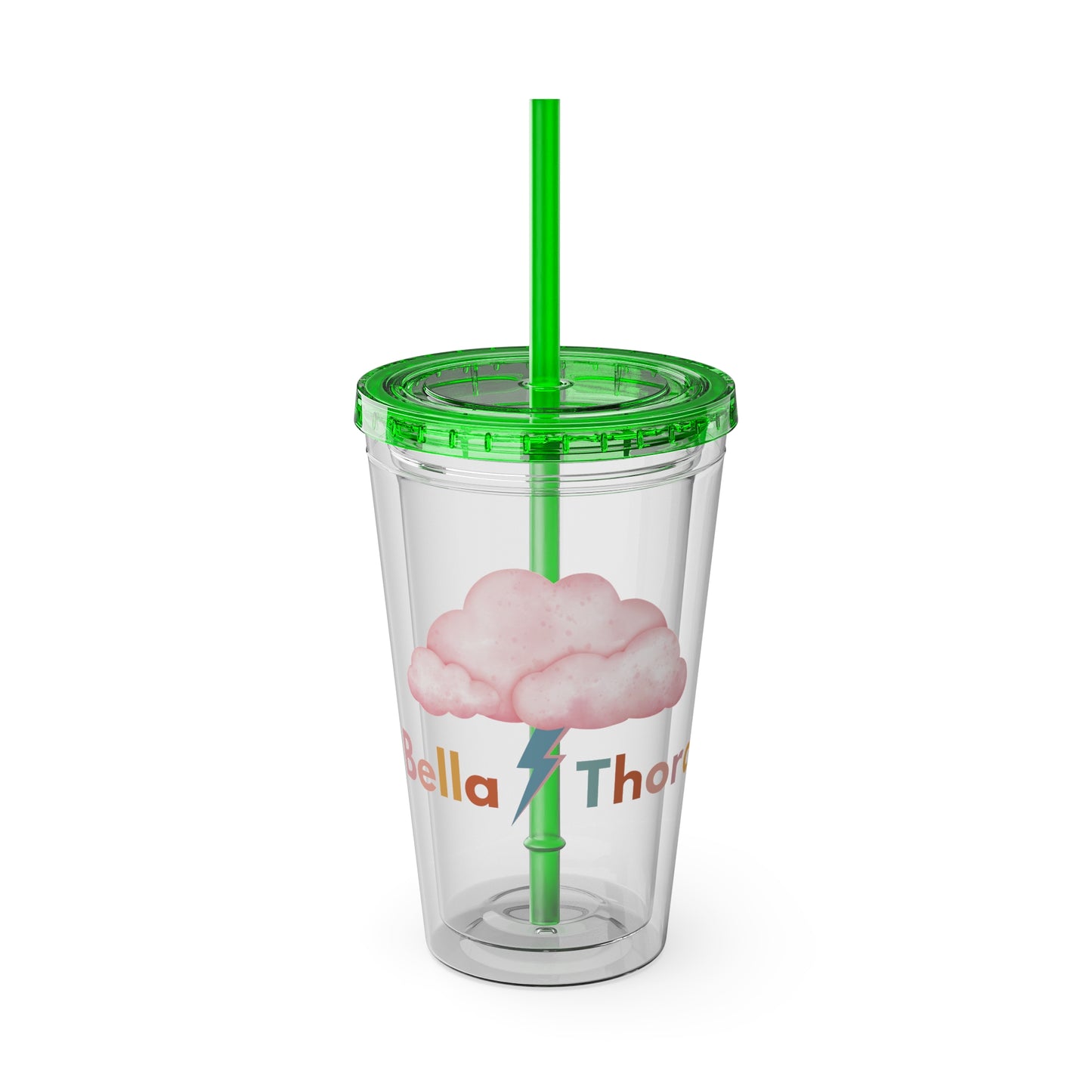 ☁️⚡ 16oz BELLA THORA LOGO TUMBLER – WHERE SWEET MEETS STRONG ⚡☁️