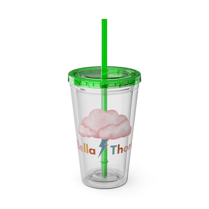 ☁️⚡ 16oz BELLA THORA LOGO TUMBLER – WHERE SWEET MEETS STRONG ⚡☁️