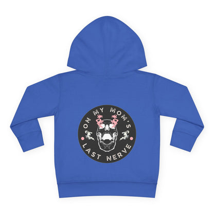 🔥 ON MY MOM'S LAST NERVE Hoodie 🔥Cute Toddler Pullover Fleece Hoodie - Pink Edition