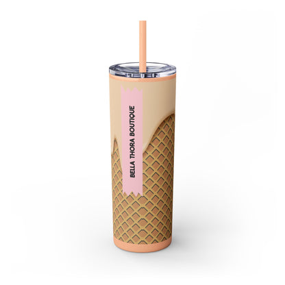 🍦Melt Happens – Ice Cream Cone Skinny Tumbler 🍦20oz