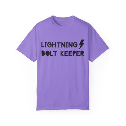 Lightning Bolt Keeper Parent Tee – Powered by Love & Caffeine! ⚡☕
