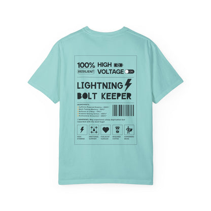 Lightning Bolt Keeper Parent Tee – Powered by Love & Caffeine! ⚡☕