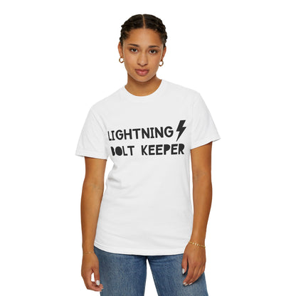 Lightning Bolt Keeper Parent Tee – Powered by Love & Caffeine! ⚡☕