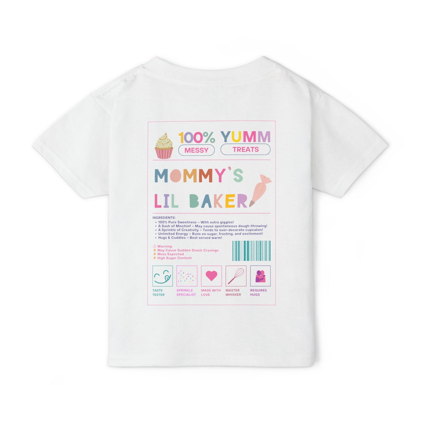 Mommy’s Lil Baker Toddler Tee – The Sweetest Chef in Training! 🍪🧁
