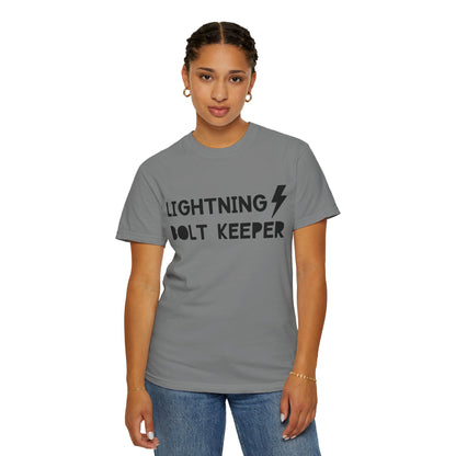 Lightning Bolt Keeper Parent Tee – Powered by Love & Caffeine! ⚡☕