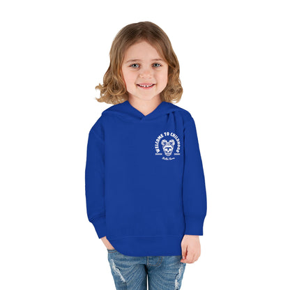 💀🤘 WELCOME TO CHILDHOOD Toddler Hoodie - Screaming 😱. Snacking 🍿. Shenanigans 🎉