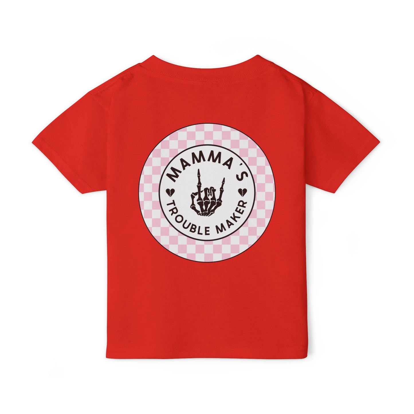 Mamma’s Trouble Maker Toddler Tee – Sweet but Sassy 🍒💀