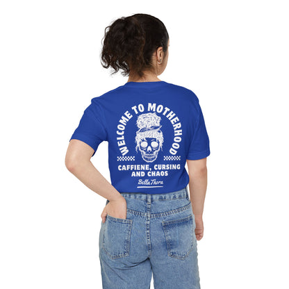 💀 Welcome to Motherhood Pocket Tee 💀 Unisex Pocket T-shirt
