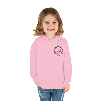 👶 WELCOME TO CHILDHOOD Toddler Pullover Hoodie-Hang Loose!