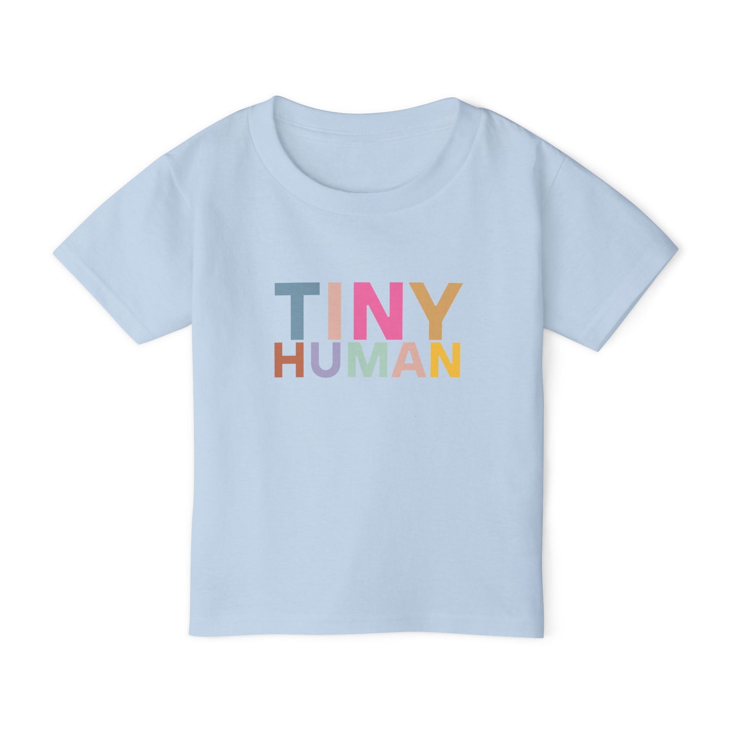 "Tiny Human" Toddler Tee – Small But Mighty, Full of Personality!