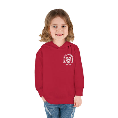 💀🤘 WELCOME TO CHILDHOOD Toddler Hoodie - Screaming 😱. Snacking 🍿. Shenanigans 🎉
