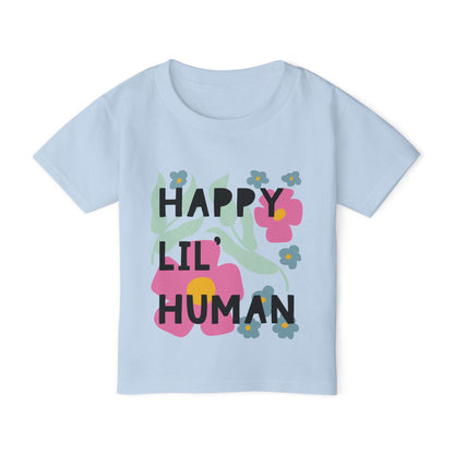 Happy Lil’ Human Toddler Tee – Spreading Smiles & Sunshine! ☀️🌸