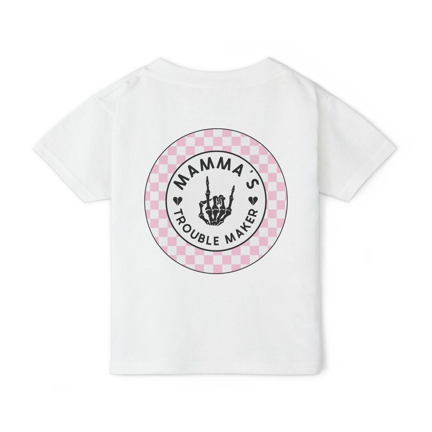 Mamma’s Trouble Maker Toddler Tee – Sweet but Sassy 🍒💀
