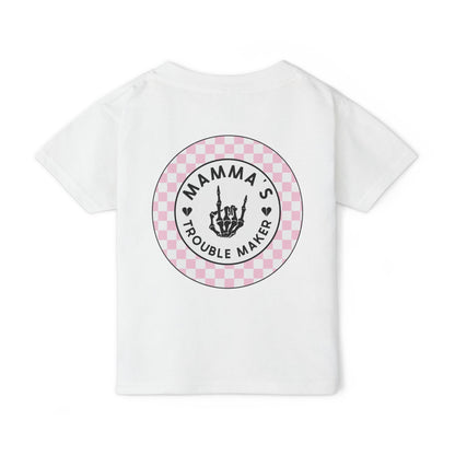 Mamma’s Trouble Maker Toddler Tee – Sweet but Sassy 🍒💀