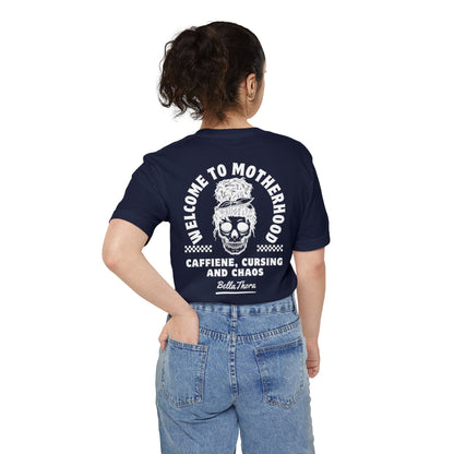 💀 Welcome to Motherhood Pocket Tee 💀 Unisex Pocket T-shirt