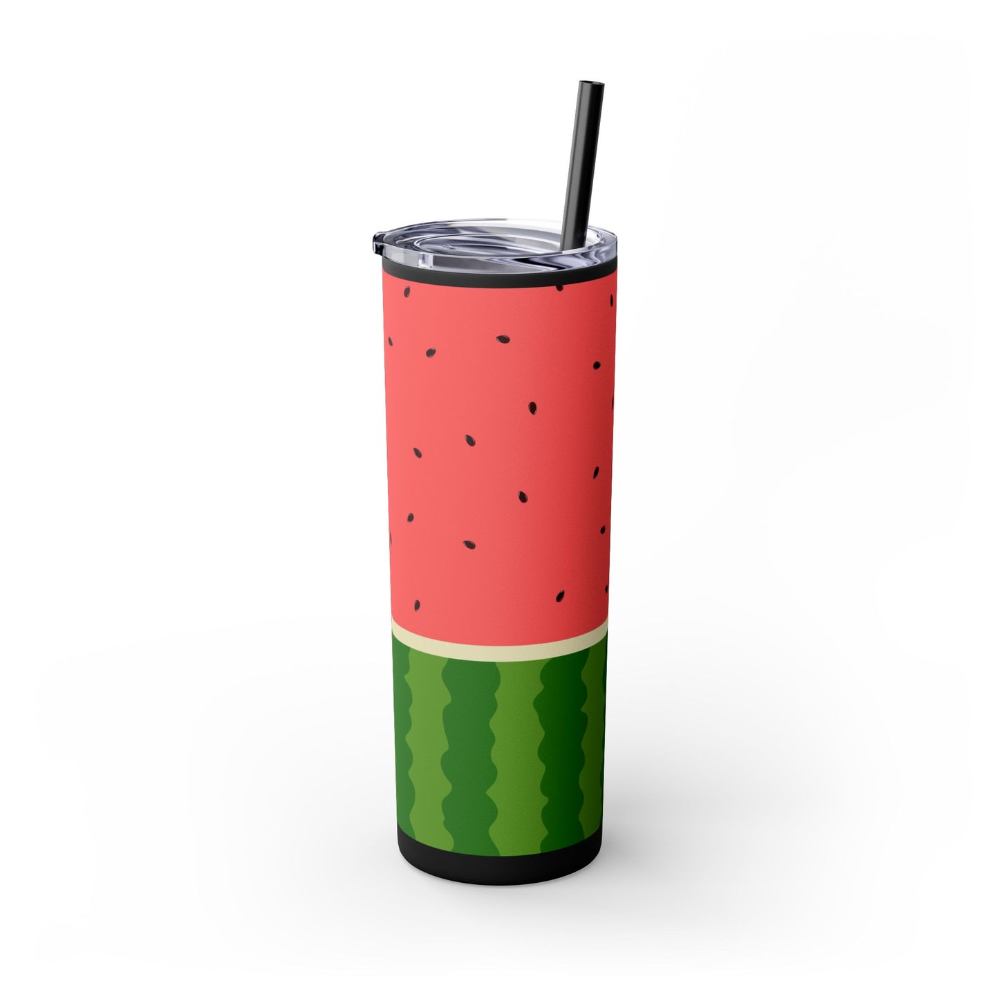 🍉 Sippin’ Sweet Summer – Watermelon Slice Skinny Tumbler 🍉 20oz