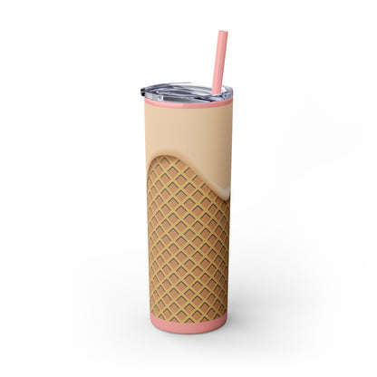 🍦Melt Happens – Ice Cream Cone Skinny Tumbler 🍦20oz