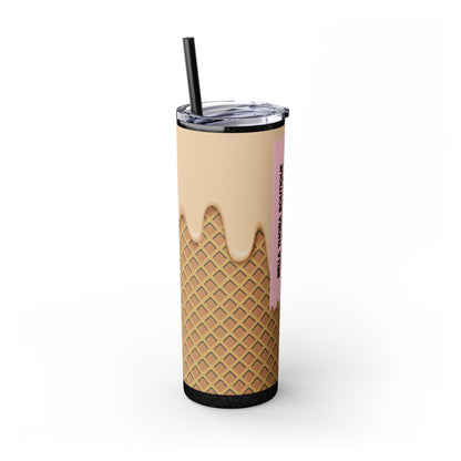 🍦Melt Happens – Ice Cream Cone Skinny Tumbler 🍦20oz