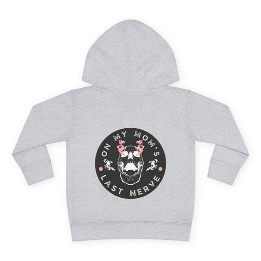 🔥 ON MY MOM'S LAST NERVE Hoodie 🔥Cute Toddler Pullover Fleece Hoodie - Pink Edition