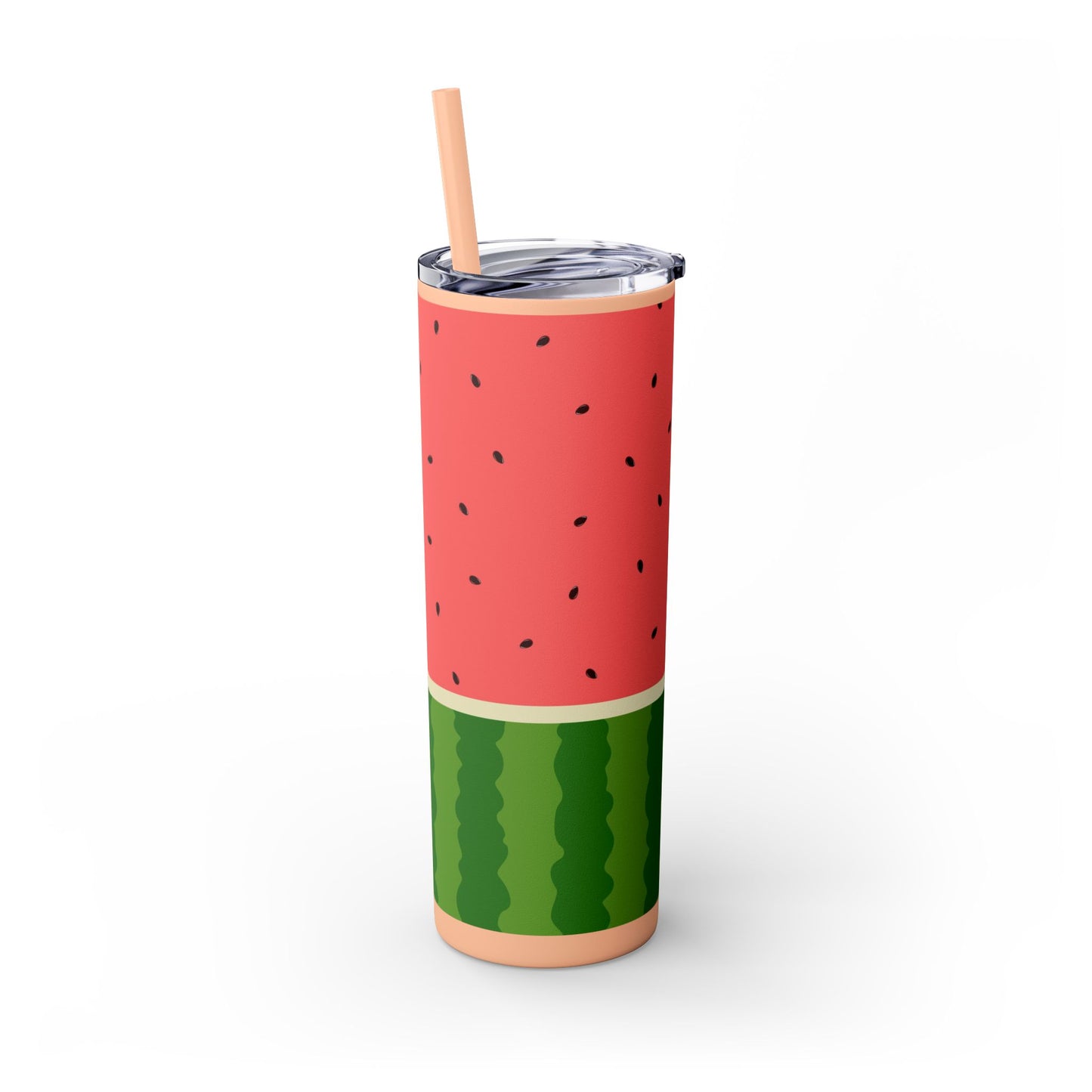 🍉 Sippin’ Sweet Summer – Watermelon Slice Skinny Tumbler 🍉 20oz