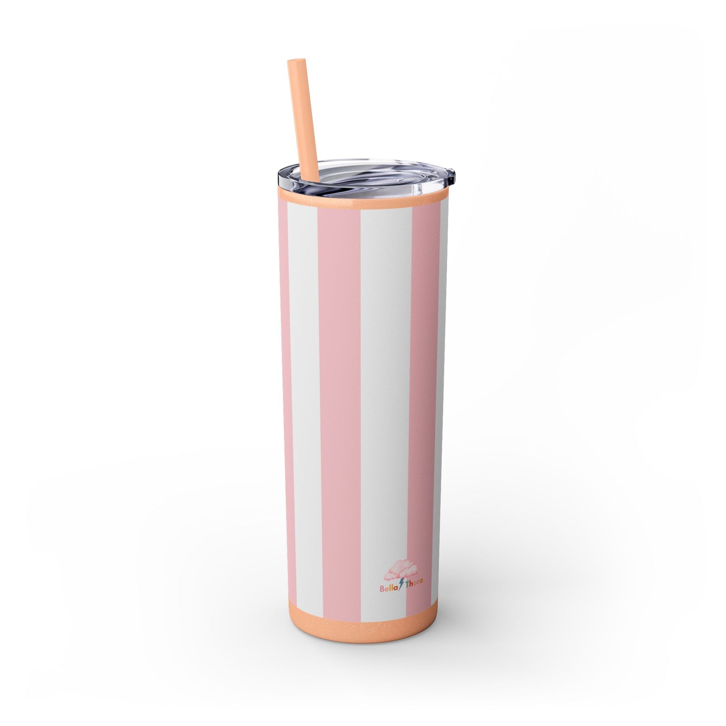 🍬 Cotton Candy Sips – Skinny Tumbler with Straw- 20Z