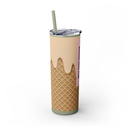 🍦Melt Happens – Ice Cream Cone Skinny Tumbler 🍦20oz