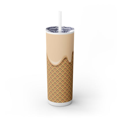 🍦Melt Happens – Ice Cream Cone Skinny Tumbler 🍦20oz