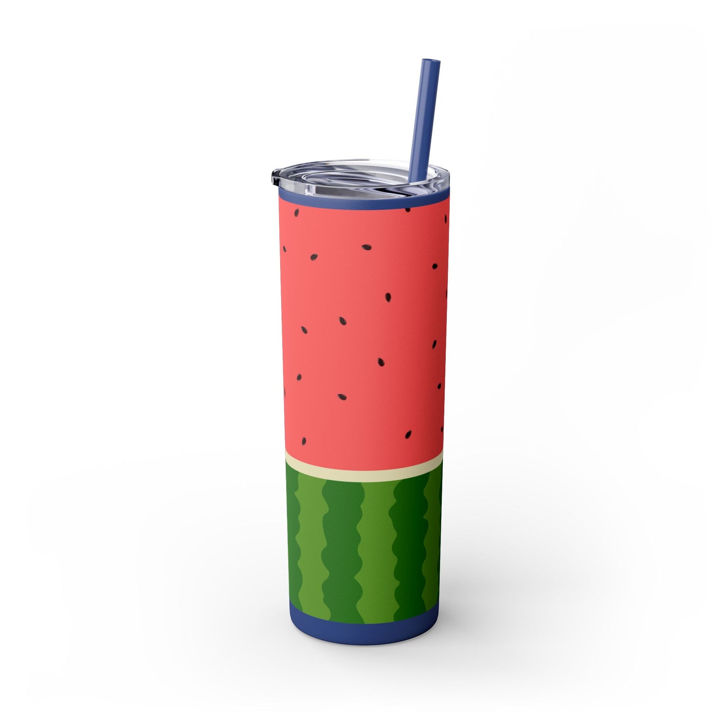 🍉 Sippin’ Sweet Summer – Watermelon Slice Skinny Tumbler 🍉 20oz