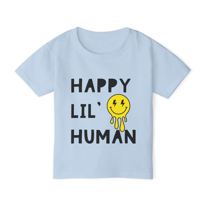 Happy Lil’ Human Toddler Tee – Pure Joy in Every Stitch! 😊⚡