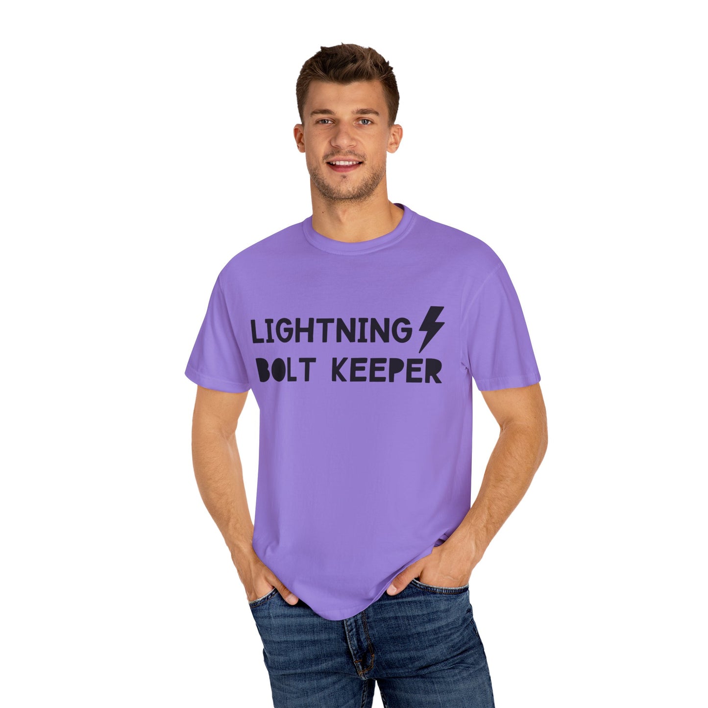 Lightning Bolt Keeper Parent Tee – Powered by Love & Caffeine! ⚡☕