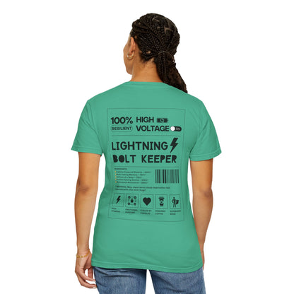 Lightning Bolt Keeper Parent Tee – Powered by Love & Caffeine! ⚡☕