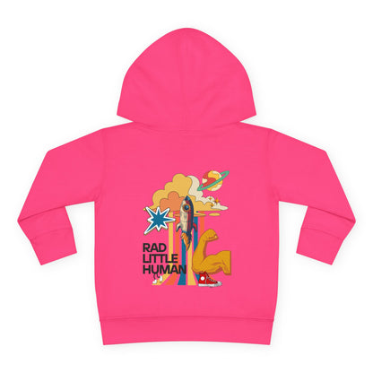 🚀 RAD LITTLE HUMAN Hoodie 🚀Cute Toddler Pullover Fleece Hoodie