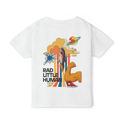 🚀🔥 RAD LITTLE HUMAN – FOR THE KIDS WHO RULE THE UNIVERSE! 🔥🚀- Cute Toddler T-Shirt -