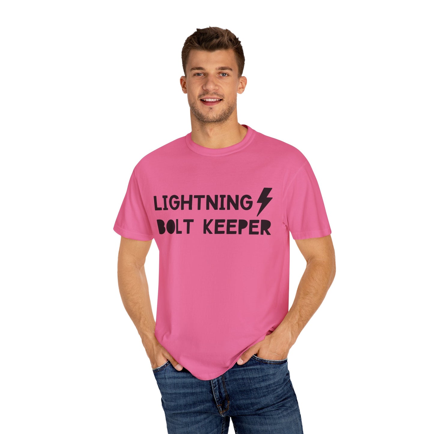 Lightning Bolt Keeper Parent Tee – Powered by Love & Caffeine! ⚡☕