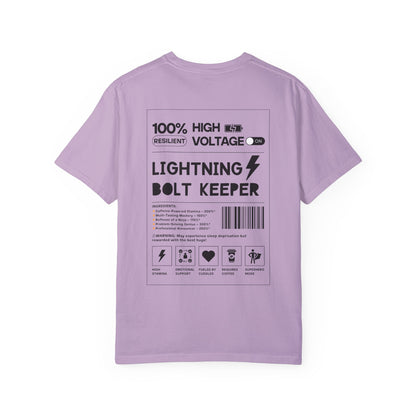 Lightning Bolt Keeper Parent Tee – Powered by Love & Caffeine! ⚡☕
