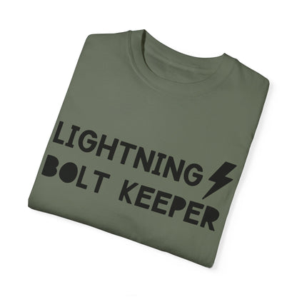 Lightning Bolt Keeper Parent Tee – Powered by Love & Caffeine! ⚡☕