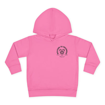 💀🤘 WELCOME TO CHILDHOOD Toddler Hoodie - Screaming 😱. Snacking 🍿. Shenanigans 🎉