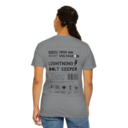 Lightning Bolt Keeper Parent Tee – Powered by Love & Caffeine! ⚡☕