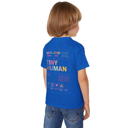 "Tiny Human" Toddler Tee – Small But Mighty, Full of Personality!