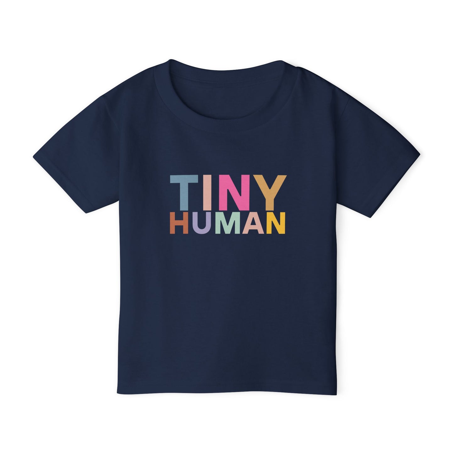 "Tiny Human" Toddler Tee – Small But Mighty, Full of Personality!